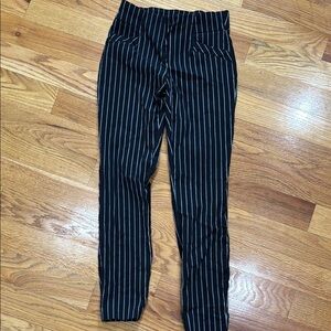 Joe B Monochrome Striped Trousers